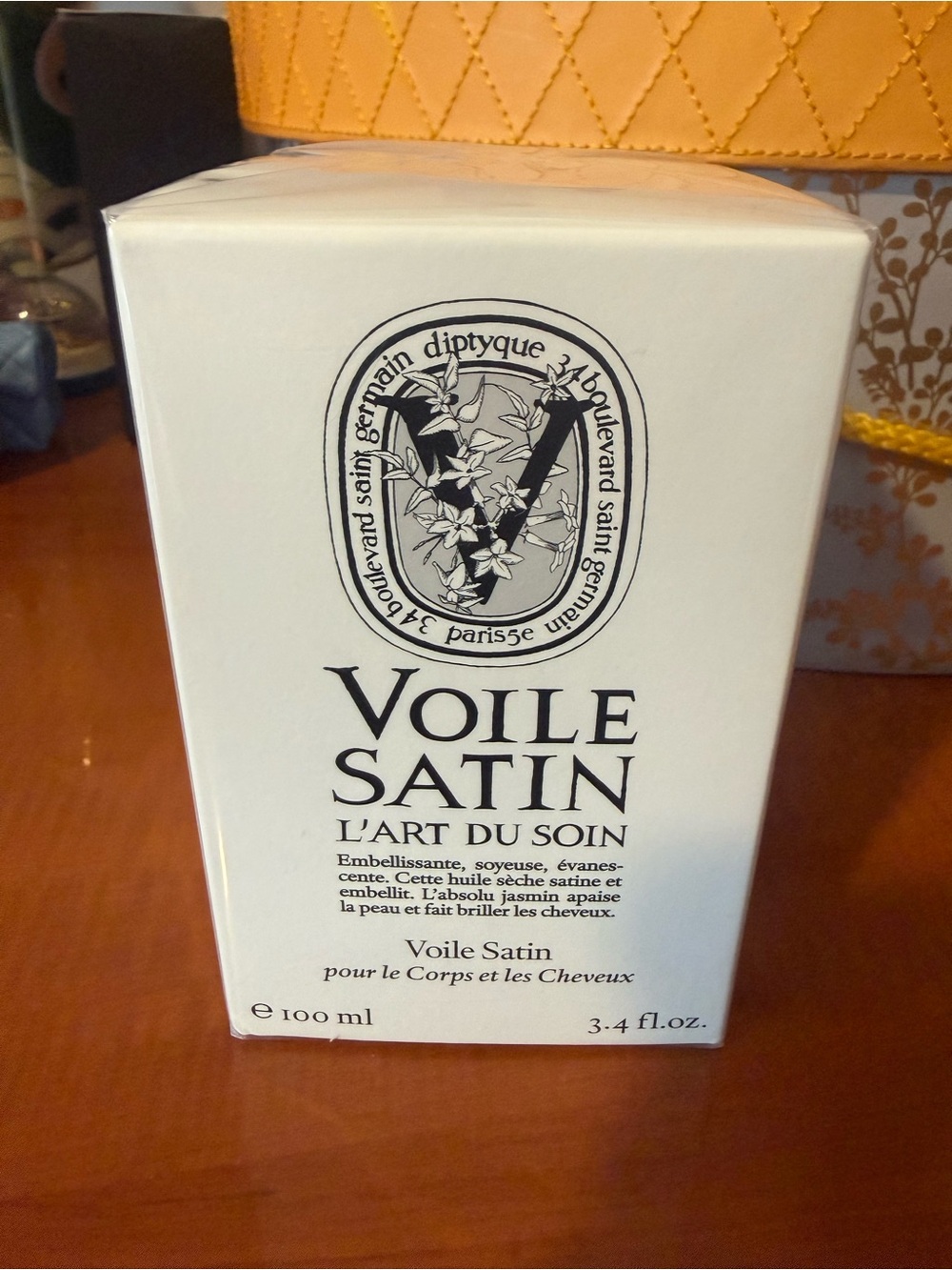 Diptyque The Art of Body Care Satin Oil for Hair Body-3.4 oz New
